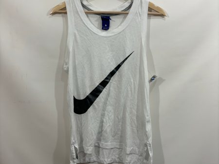 Athletic Tank Top By Nike In White, Size: S For Cheap