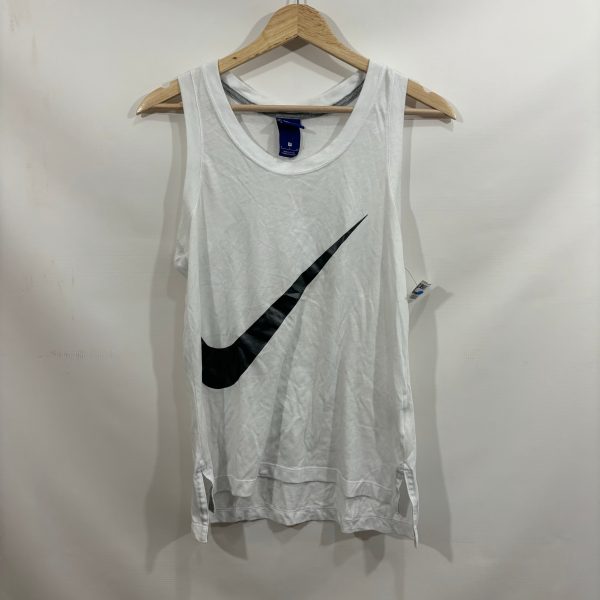 Athletic Tank Top By Nike In White, Size: S For Cheap