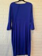 Dress Party Midi By Connected Apparel In Blue, Size: Xl For Discount