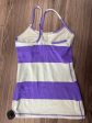 Athletic Tank Top By Lululemon In Striped Pattern, Size: 4 Hot on Sale