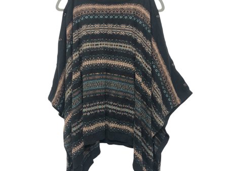 Poncho By J. Jill In Black, Size:Osfm For Sale