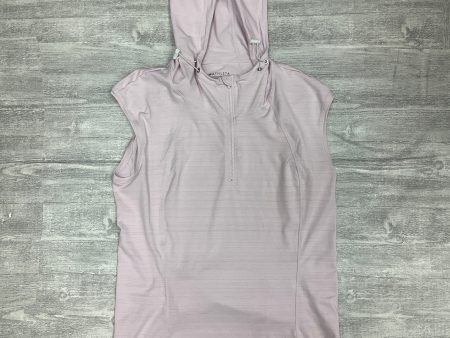 Athletic Top Short Sleeve By Athleta In Mauve, Size: M Online Hot Sale