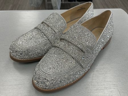 Shoes Flats By Betsey Johnson In Silver, Size: 11 Hot on Sale