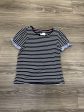 Top Short Sleeve By Tommy Hilfiger In Striped Pattern, Size: L Discount