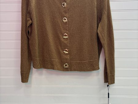 Cardigan By Calvin Klein In Bronze, Size: L Online