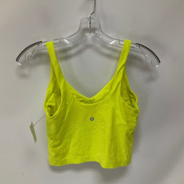 Athletic Tank Top By Lululemon In Yellow, Size: 6 on Sale