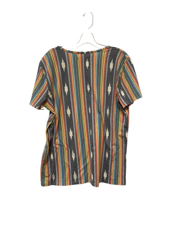 Top Short Sleeve By Clothes Mentor In Multi-colored, Size: M For Discount