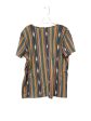 Top Short Sleeve By Clothes Mentor In Multi-colored, Size: M For Discount