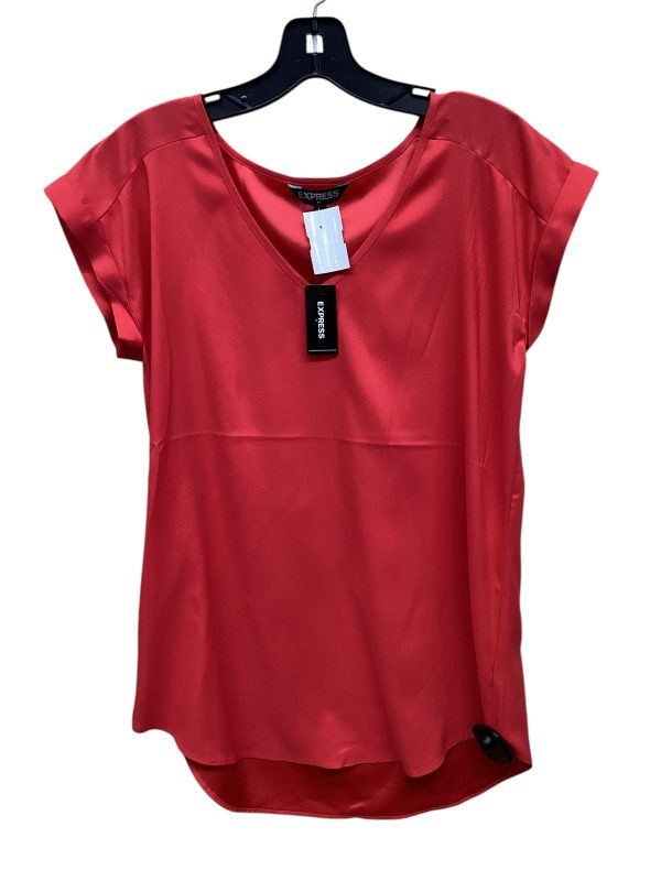 Top Short Sleeve By Express In Red, Size: S Discount