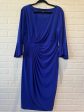 Dress Party Midi By Connected Apparel In Blue, Size: Xl For Discount