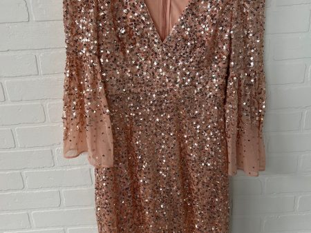 Dress Party Short By French Connection In Peach, Size: S Sale