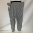 Athletic Leggings By Nike Apparel In Grey, Size: Xl For Discount