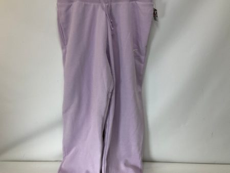 Athletic Pants By Nike Apparel In Purple, Size: M Cheap