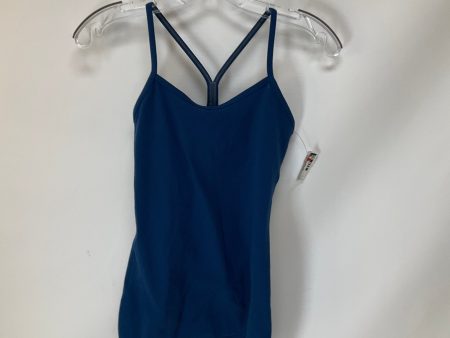 Athletic Tank Top By Lululemon In Blue, Size: 4 Discount