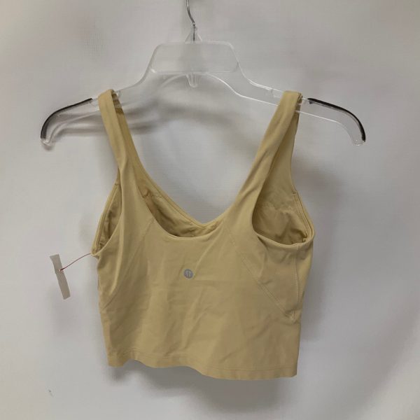 Athletic Tank Top By Lululemon In Tan, Size: 4 For Sale