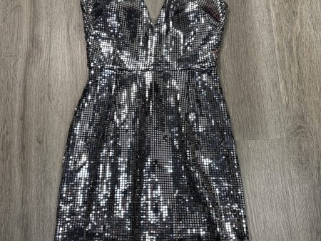 Dress Party Short By Clothes Mentor In Silver, Size: Xs Cheap