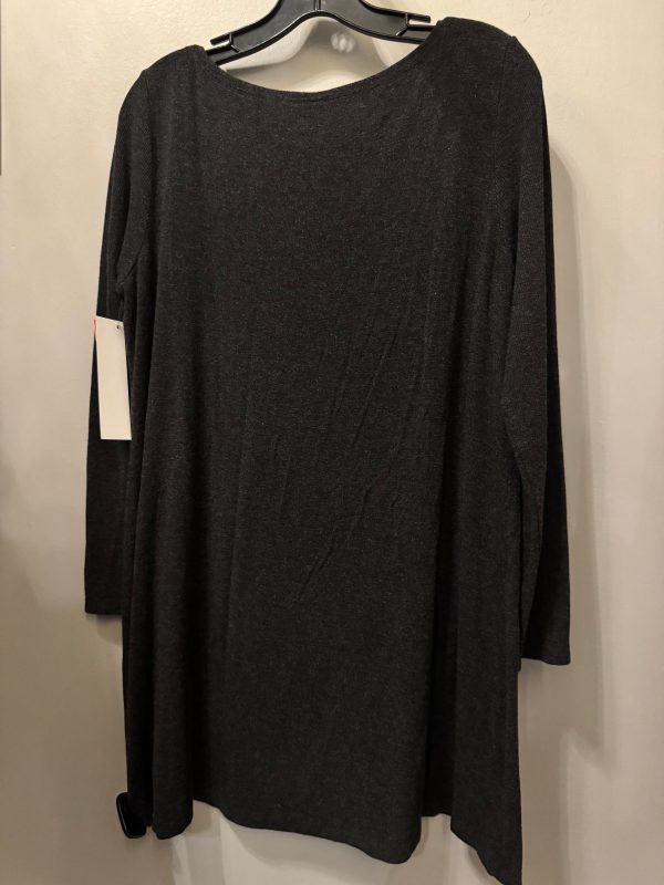 Dress Casual Short By Eileen Fisher In Grey, Size: L For Discount