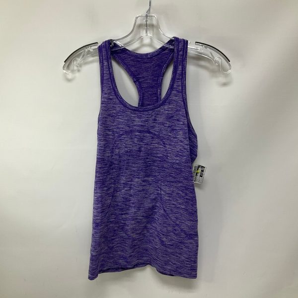 Athletic Tank Top By Lululemon In Purple, Size: 4 Online now