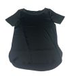 Top Short Sleeve By Ann Taylor In Black, Size: S Online