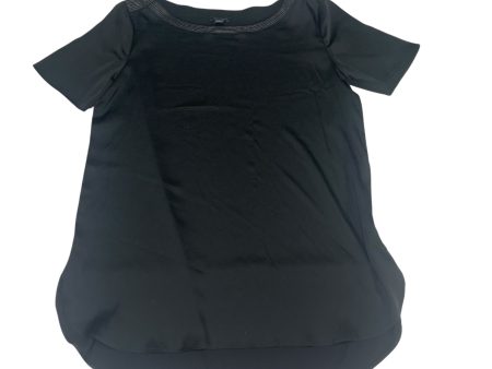 Top Short Sleeve By Ann Taylor In Black, Size: S Online