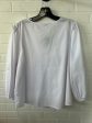 Top Long Sleeve By Adrienne Vittadini In White, Size: Xl Sale