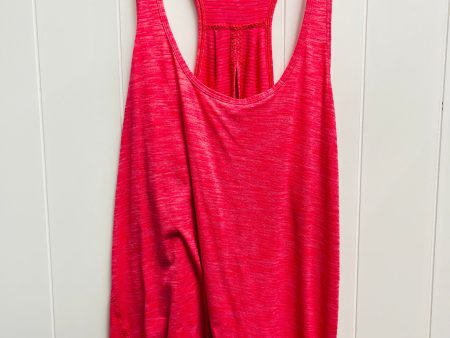 Athletic Tank Top By Lululemon In Coral, Size: L For Discount