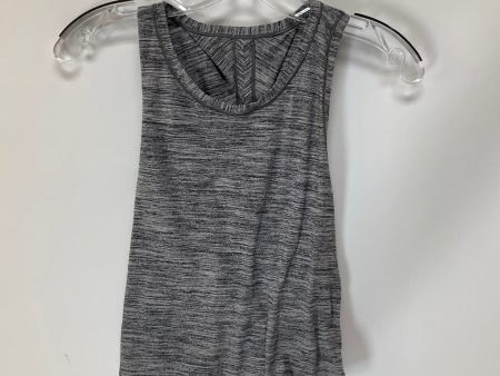 Athletic Tank Top By Lululemon In Grey, Size: 4 Fashion