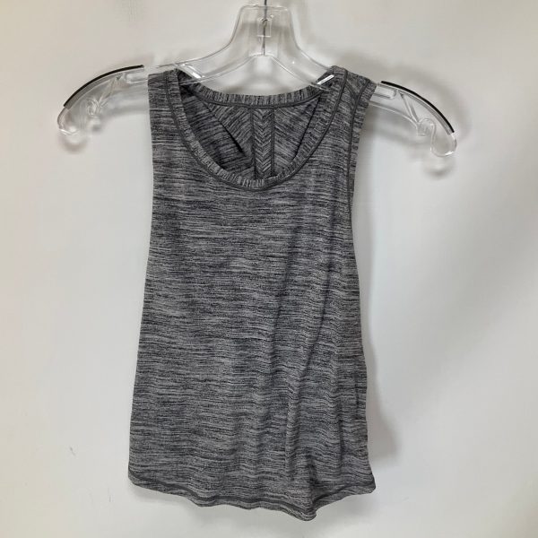 Athletic Tank Top By Lululemon In Grey, Size: 4 Fashion