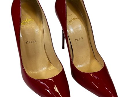 Shoes Luxury Designer By Christian Louboutin In Red, Size: 8 Supply