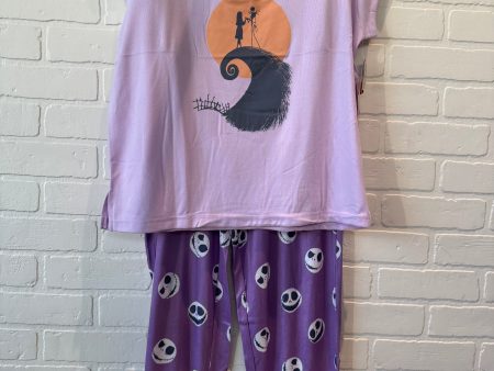 Pajamas 2pc By Disney Store In Purple, Size: M For Sale