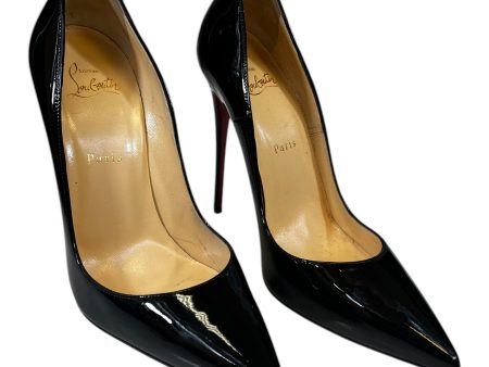 Shoes Luxury Designer By Christian Louboutin In Black, Size: 9 For Discount