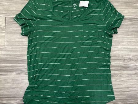 Top Short Sleeve By Dip In Green, Size: Xl Hot on Sale