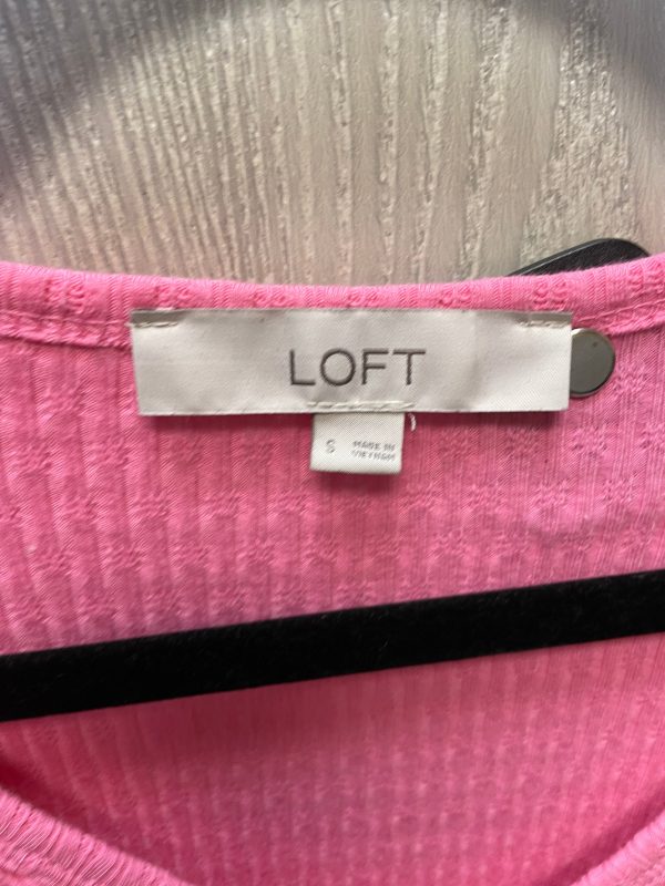 Top Short Sleeve By Loft In Pink, Size: S Supply