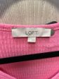 Top Short Sleeve By Loft In Pink, Size: S Supply