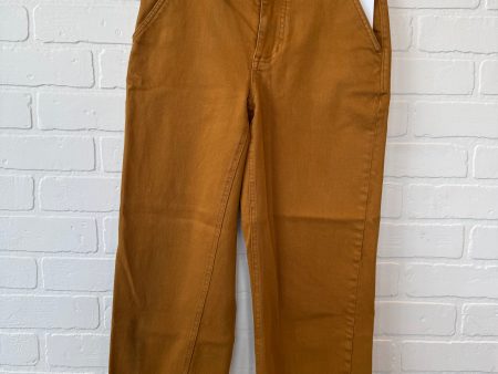 Pants Cropped By Everlane In Brown, Size: 0 For Cheap