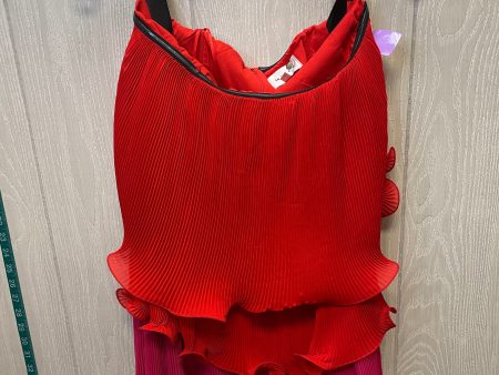 Dress Party Short By Milly In Pink & Red, Size: M on Sale