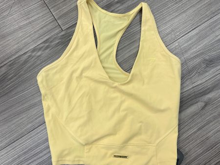 Athletic Tank Top By Gym Shark In Yellow, Size: M Discount