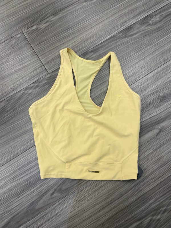 Athletic Tank Top By Gym Shark In Yellow, Size: M Discount