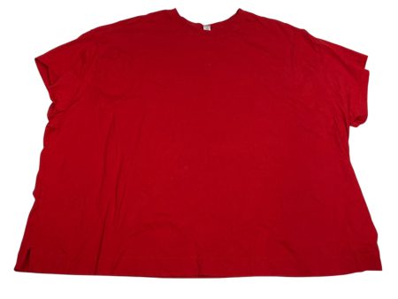 Top Short Sleeve Basic By Old Navy In Red, Size: 4x For Discount