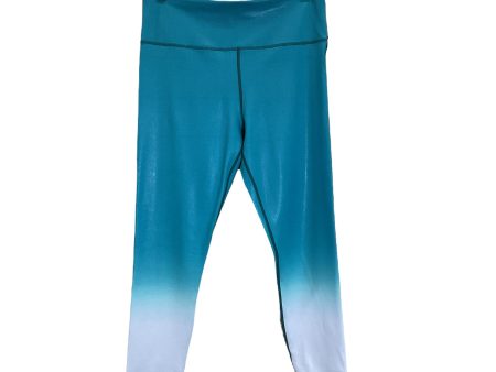 Athletic Leggings By Zyia In Teal, Size: L Online