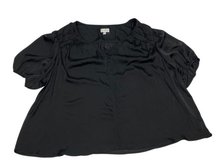 Top Short Sleeve By Wonderly In Black, Size: 4x Online Sale