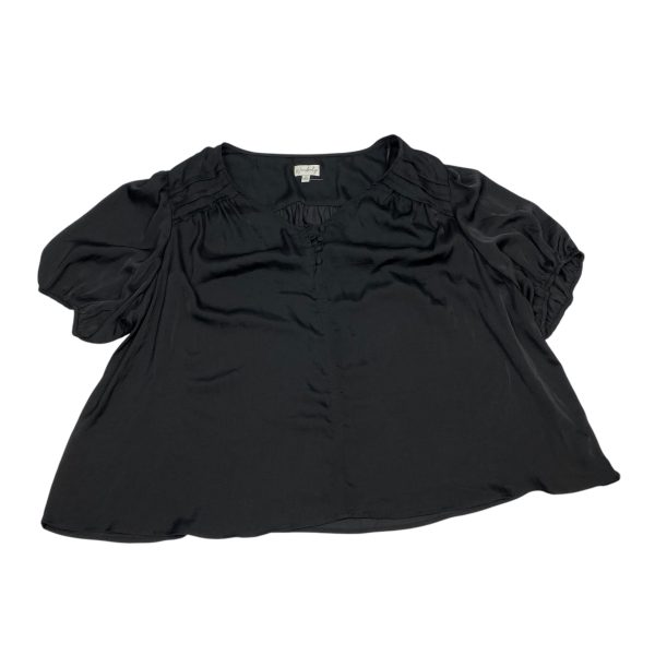 Top Short Sleeve By Wonderly In Black, Size: 4x Online Sale