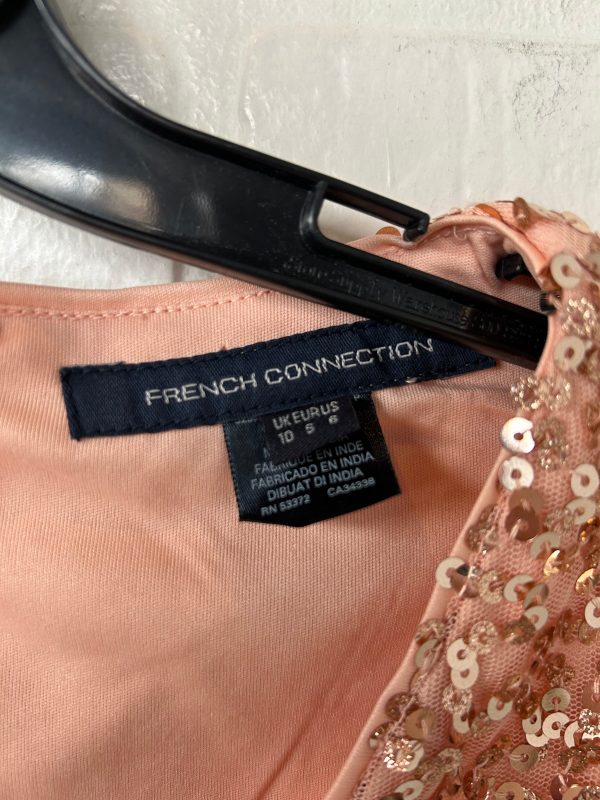 Dress Party Short By French Connection In Peach, Size: S Sale