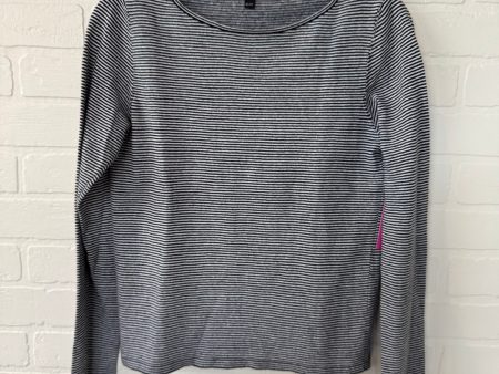 Top Long Sleeve Basic By Eileen Fisher In Black & White, Size: Xs Fashion