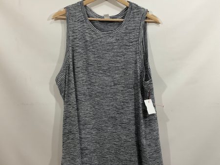 Athletic Tank Top By Athleta In Striped Pattern, Size: Xl Fashion