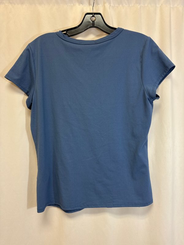 Top Short Sleeve By Clothes Mentor In Blue, Size: L Discount