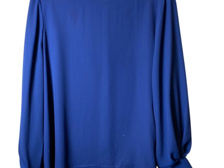 Top Long Sleeve By Worthington In Blue, Size: L For Cheap