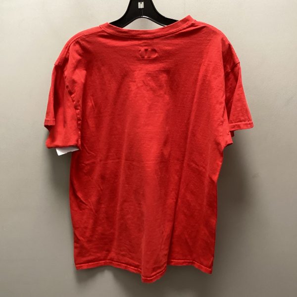 Top Short Sleeve By Nfl In Red, Size: L Fashion