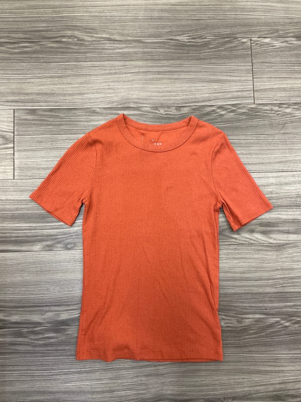 Top Short Sleeve By A New Day In Orange, Size: S Online Sale