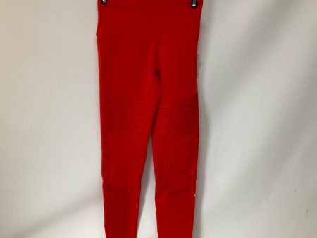 Athletic Leggings By Alo In Red, Size: S Online Sale